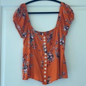 Free People On/off Shoulder Blouse